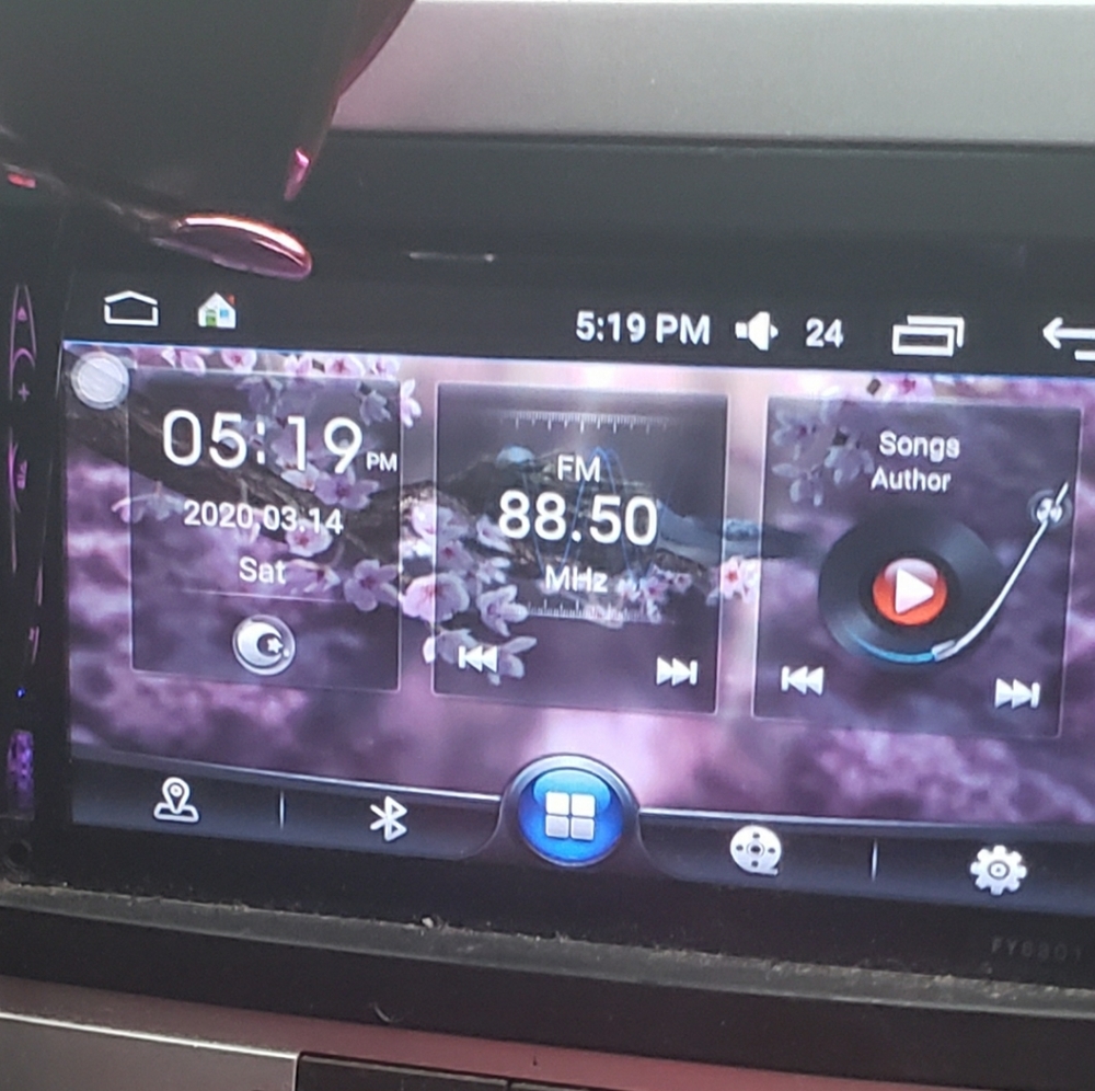 7' double din